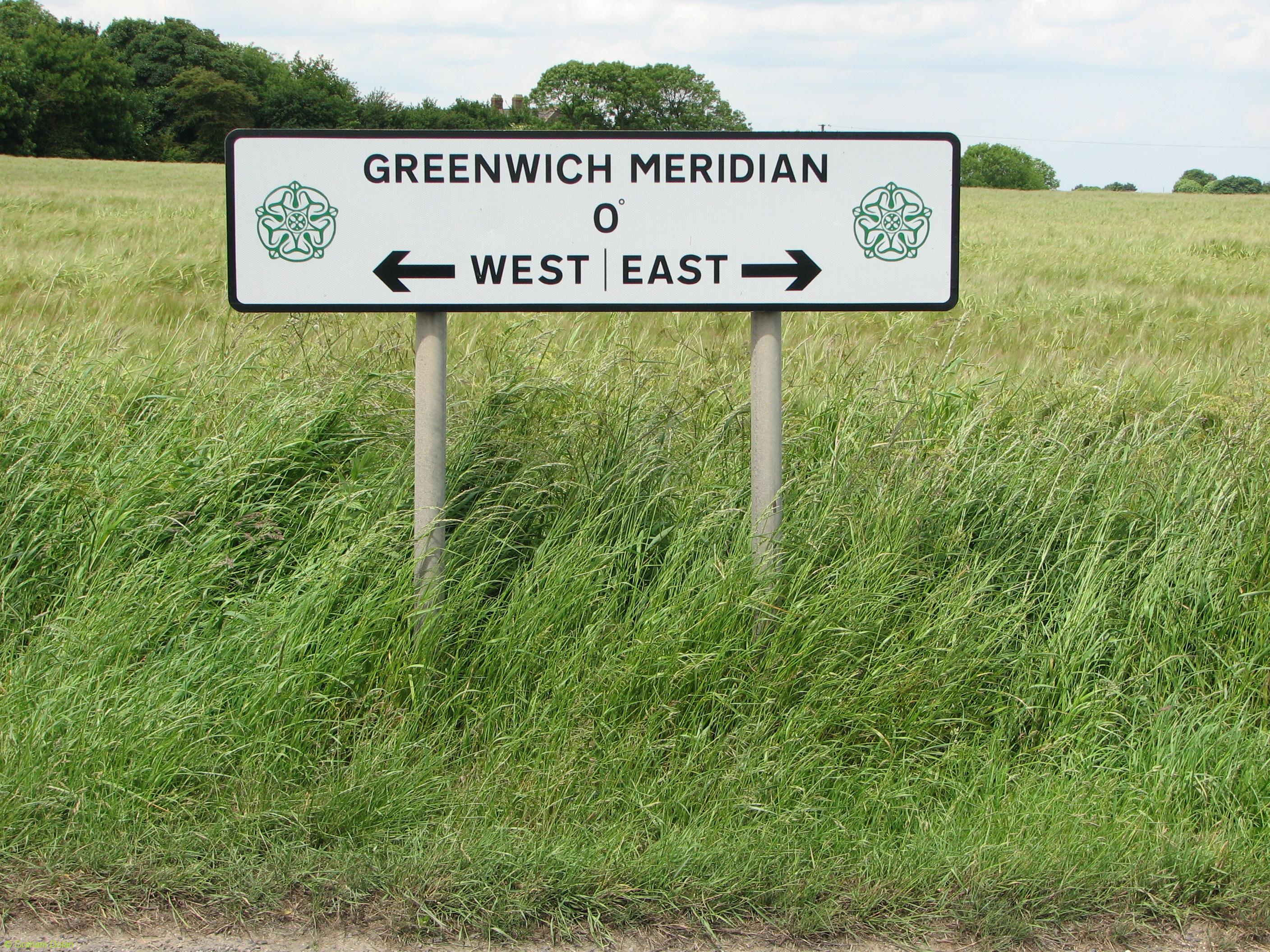 Greenwich Meridian Marker; England; East Yorkshire; Withernsea